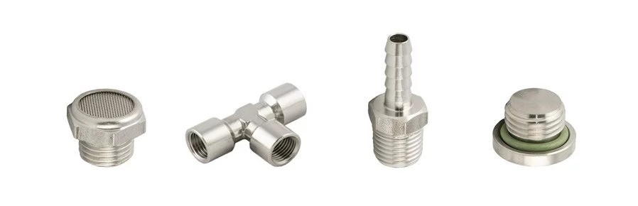 Stainless steel threaded fittings