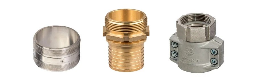 Threaded couplings and adapters